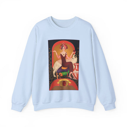January & Garnet (from the Gem Series) by Sofia Chiostri Heavy Blend™ Crewneck Sweatshirt
