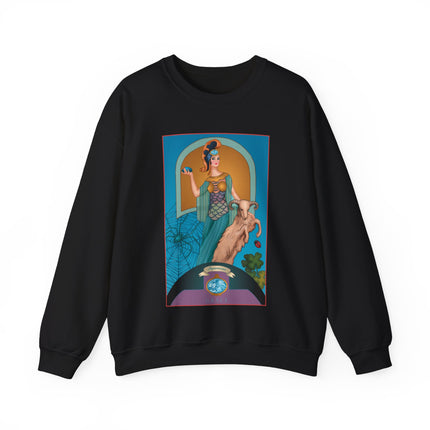 March & Aquamarine (Gem Series) by Sofia Chiostri Unisex Heavy Blend™ Crewneck Sweatshirt