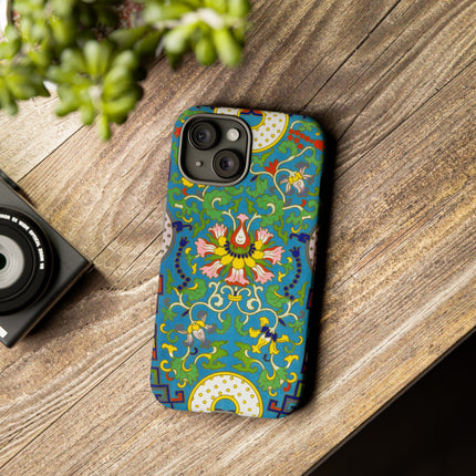 Chinese Floral Illustration by Owen Jones Phone Cases