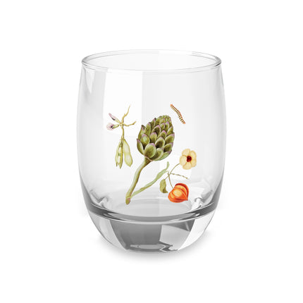 Artichoke, Broad Beans, and Lantern Plant by Anselmus Boëtius de Boodt Whiskey Glass