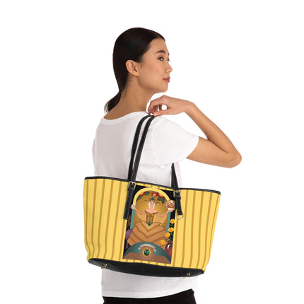 June & Pearl, Alexandrite (from the Gem Series) by Sofia Chiostri PU Leather Shoulder Bag