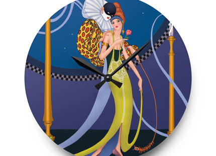 Smoke and Secrets Acrylic Wall Clock