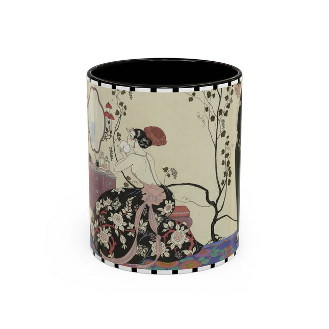 Le Grand Décolletage by George Barbier Colorful Mugs (11oz, 15oz)