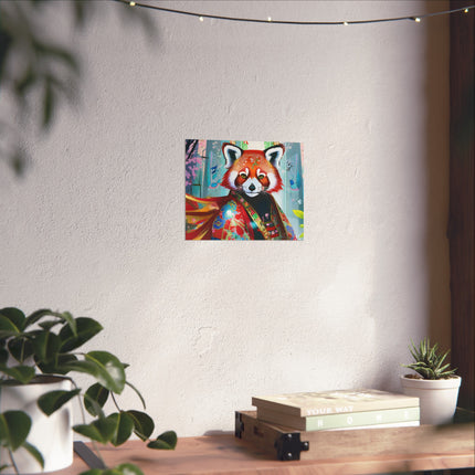 Cybernetic Red Panda Fine Art Posters