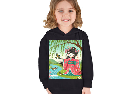Sparrow Dance Geisha Fairy Toddler Pullover Fleece Hoodie