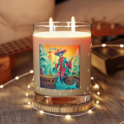 Skeleton Crew of the Misty Seas Scented Candle - Full Glass, 11oz