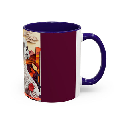 Shih Tzu at an Autumn Colorful Mugs (11oz, 15oz)