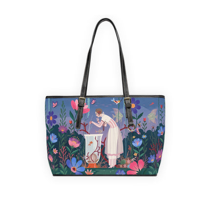 🐠🌸 The Enchanted Aquarium Garden Shoulder Bag – Art Deco Underwater Fantasy