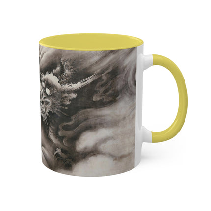 Japanese dragon by Yamada Dōa Colorful Mugs, 11oz