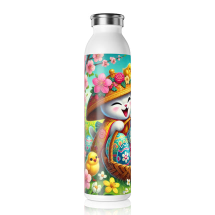 Geisha Kitten’s Easter Delight Slim Water Bottle