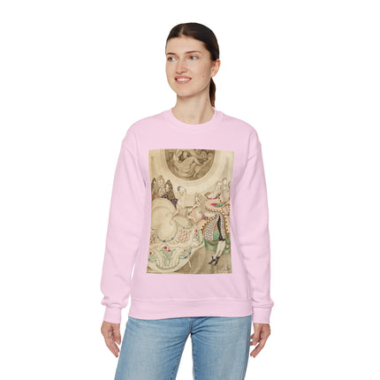 Sur talons rouges (On Red Heels) pl 01 by Gerda Wegener Heavy Blend™ Crewneck Sweatshirt