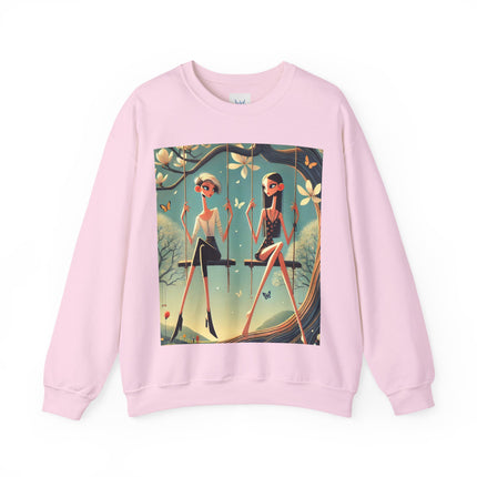 Whispers on the Spring Swing Heavy Blend™ Crewneck Sweatshirt