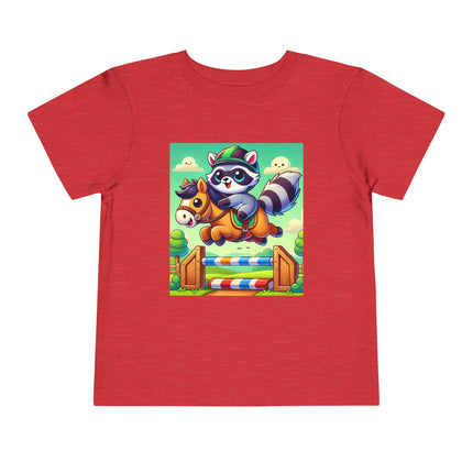 Raccoon Rider Toddler Short Sleeve Tee