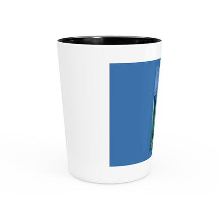 The White Heron by Joseph Stella Ceramic Shot Glass