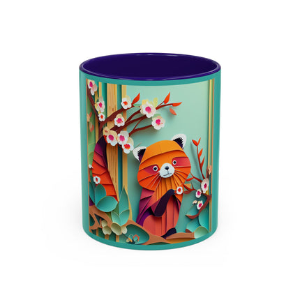 A Playful Red Panda Colorful Mugs (11oz, 15oz)