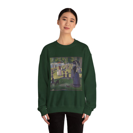 A Sunday on La Grande Jatte by Georges Seurat Heavy Blend™ Crewneck Sweatshirt