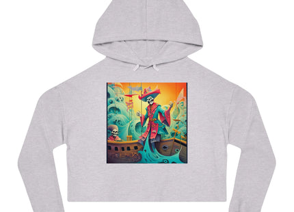 Skeleton Crew of the Misty Seas Women’s Cropped Hooded Sweatshirt