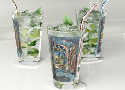 Gate in S. Miniato by Martin Monnickendam Glass, 16oz