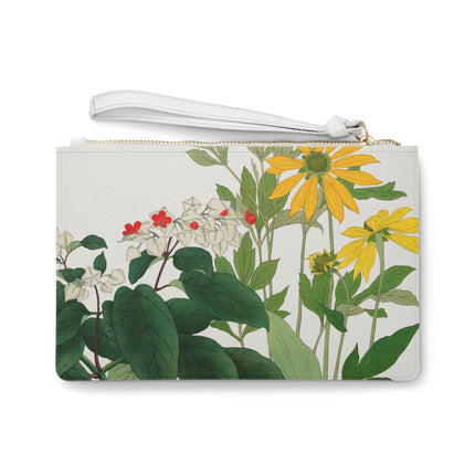 Clerodendrum & Rudbeckia by Tanigami Kônan Clutch Bag