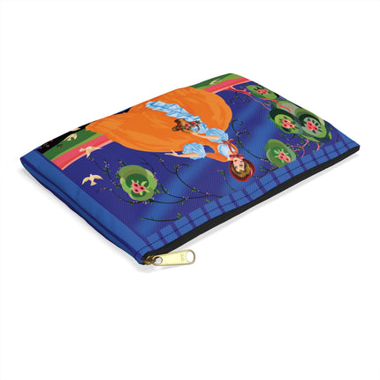 Spring Whispers Accessory Pouch – Vintage Art Fashion Design