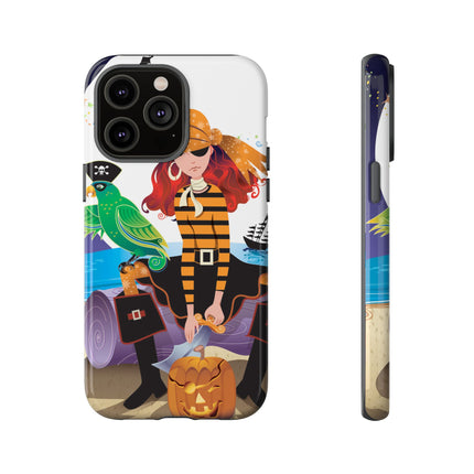 Moonlit Pirate Halloween Phone Cases