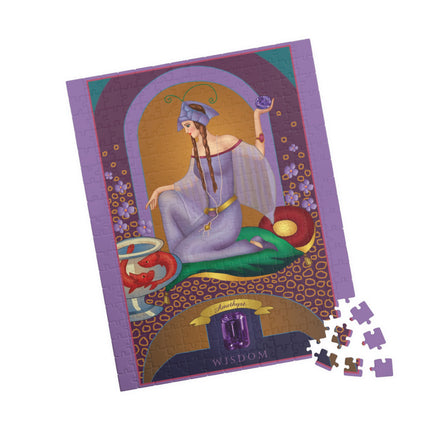 February & Amethyst (from the Gem Series) by Sofia Chiostri Puzzle (30, 110, 252, 500-Piece)