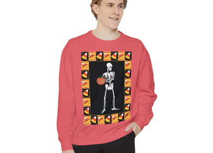 Candy Corn Skeleton Unisex Garment-Dyed Sweatshirt