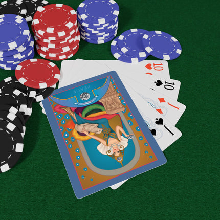 April & Diamond (from the Gem Series) by Sofia Chiostri Playing Cards