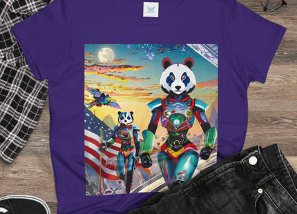 Cyber Punk Robots Cotton Tee