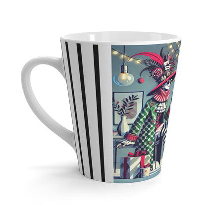 Whimsical Christmas Tea Party Latte Mug