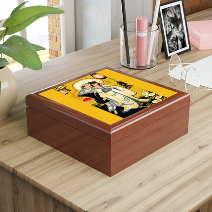 Golden Embrace Jewelry Box