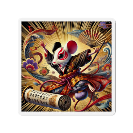 Theatrical Mouse on a Mission Die-Cut Magnets (5 Sizes)
