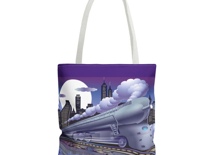 The Art Deco Bullet Train Tote Bag (AOP)