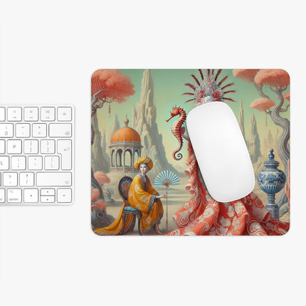 The Seahorse Court Mouse Pad