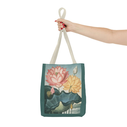 The Sacred Egyptian Lotus by Robert John Thornton Tote Bag (AOP)