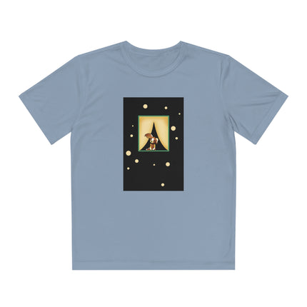 Playful Paws Youth Competitor Tee – Vintage Charm & Curious Adventure