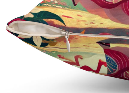 The Dragon Fairy’s Dance Spun Polyester Square Pillow