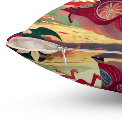 The Dragon Fairy’s Dance Spun Polyester Square Pillow