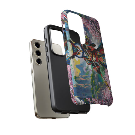 Cyberpunk Samurai Owl Phone Cases