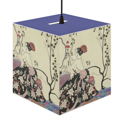 Le Grand Decolletage by George Barbier Light Cube Lamp