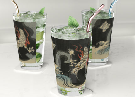 Picture Album Featuring a Dragon by Utagawa Hiroshige Glass, 16oz
