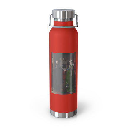 Arnolfini Portrait by Jan Van Eyck Copper Vacuum Insulated Bottle, 22oz