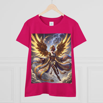 Valkyrie Descending Through Storm Cotton Tee