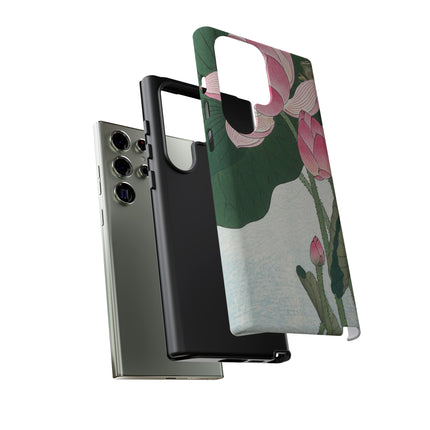 Blooming Lotus Flowers by Ohara Koson Phone Cases