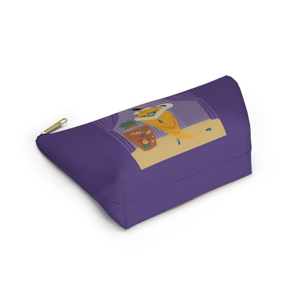Golden Robe Cosmetic Bag – Elegant Drama & Timeless Sophistication