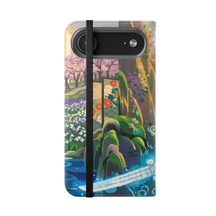 🐆⚔️ Circuit Samurai Jaguar Flip Case – Neon Power & Electric Honor
