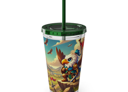 Watchful Guardian Sunsplash Tumbler with Straw, 16oz