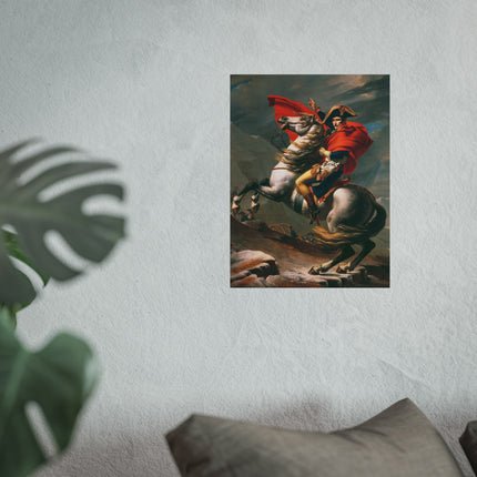 Napoleon Crossing the Alps by Jacques-Louis David Fine Art Posters