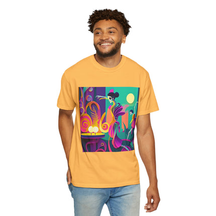 Dance of the Skeleton Ballerinas Unisex Garment-Dyed T-shirt