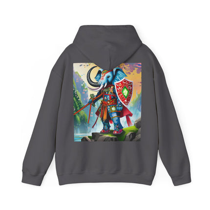 Cyberpunk Elephant – Heavy Blend™ Hooded Sweatshirt